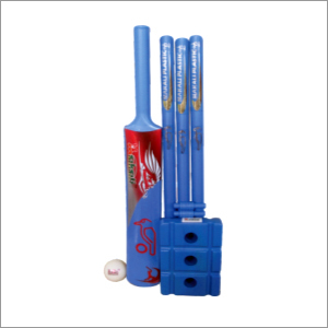 My First Cricket Bat Set - Plastic, 20-22 Inch | Lightweight, Durable, Attractive Print, Perfect for Kids Aged 8-15 Years