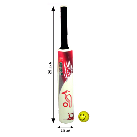 Kids Cricket Bat And Ball - Plastic, 29 Inch, Size 5 | Attractive Print, Durable for Outdoor Play, Set Includes Bat and Ball