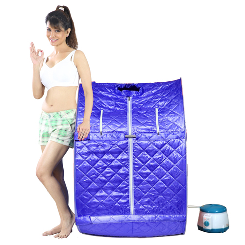 Kawachi Portable Steam Sauna Bath - Fabric, 30.70x35.05x42.51 Inches | 750W Steam Generator, Foldable Steam Cabin, Timer & Thermostat Control, Compact & Portable Design