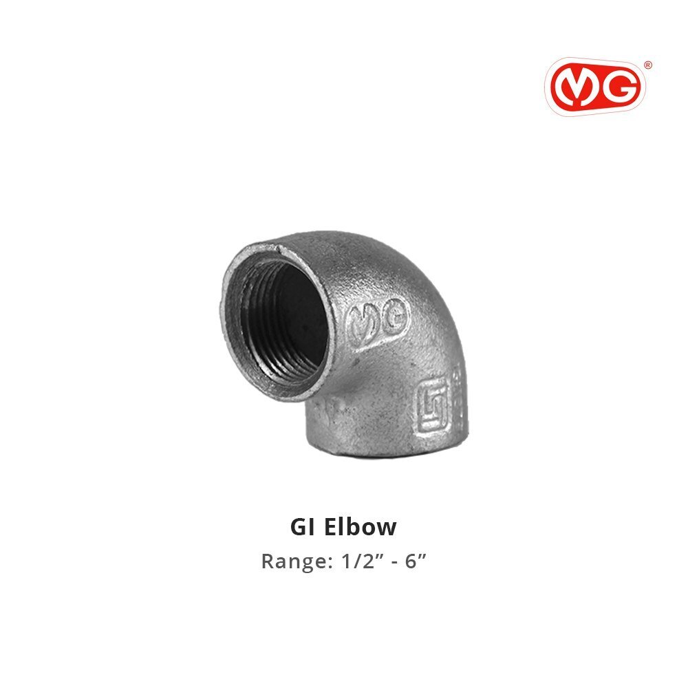 Gi Pipe Elbow 1 Inch - Material: Malleable Iron