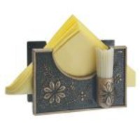 Paper Napkin Holder - Metal Alloy, 5x4x3 Inches, Bronze Color | Ornate Design, Holds Up To 50 Napkins, Ideal For Restaurants And Events