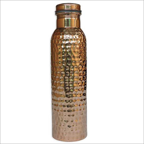 Pure Copper Hammerred Bottle