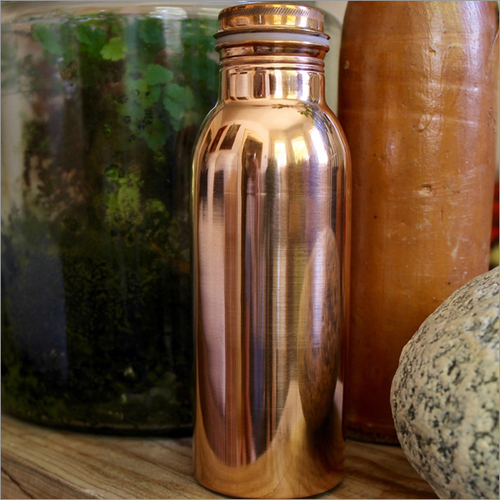 Wide Mouth Copper Bottle