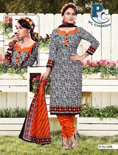 Latest indian printed dress material Shofiya