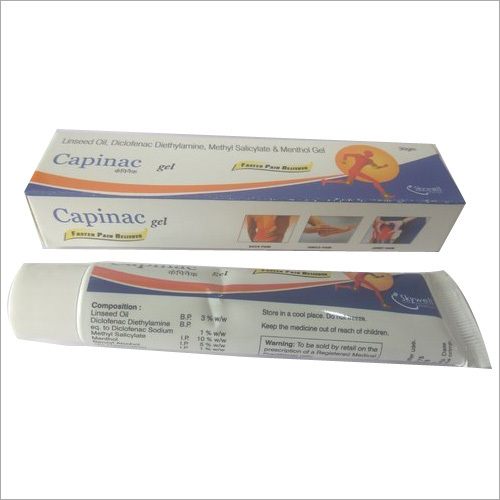Diclofenac Diethylamine Linseed Oil Methyl Salicylate Gel