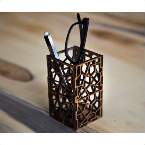 Laser Cut Pencil Holder