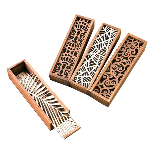 Laser Cut Wooden Pencil Case