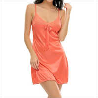 Ladies V-neck Sleeveless Nighty