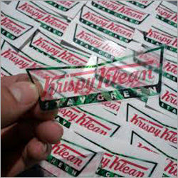 Rectangle Corporate Transparent Pvc Label