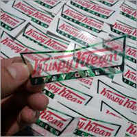 Corporate Transparent PVC Label