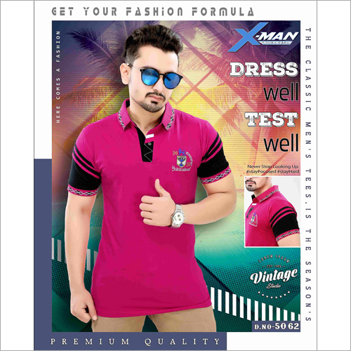 Mens Half Sleeve Fancy T-Shirt