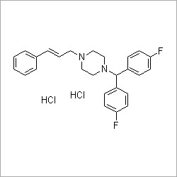 Flunarizine Dihydrochloride - C26H26F2N4, 434.5 g/mol | >99% Purity, Powder Form, Bulk Packaging, Migraine Prevention Usage