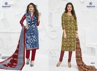 Printed Miss India Dress Material