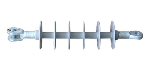 33 KV 45 KN Polymer Pin Insulator - Silicone Material, Grey Color | High Mechanical Strength, Optimal Finishing, Excellent Hydrophobic Performance