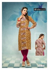 Printed Ginni Cotton rayon dress material