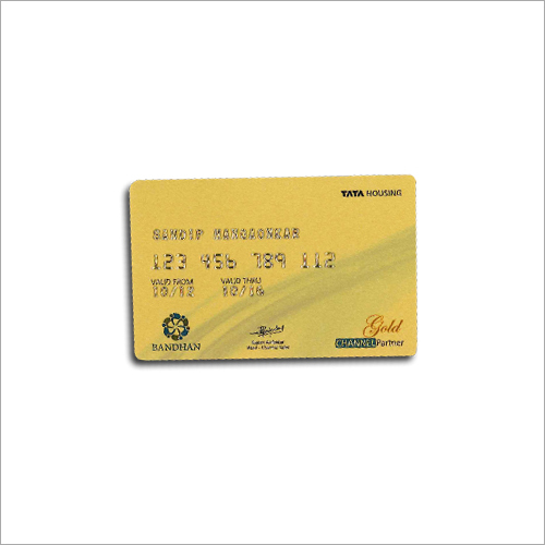 Embosing Gold Card