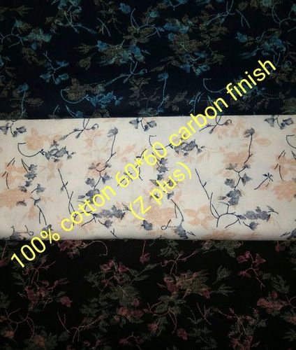 Shirting satin printed fabric