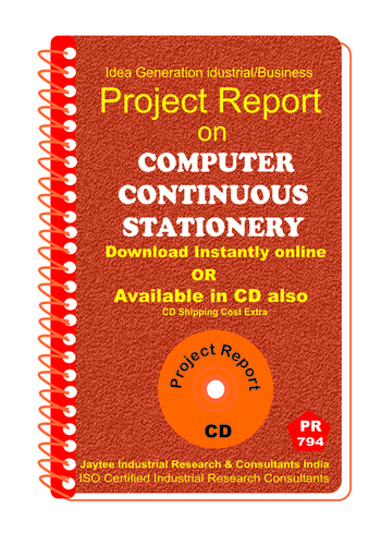 Computer Continuous Stationery manufacturing eBook