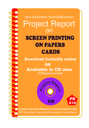 Screen Printing on Papers cards manufacturing eBook