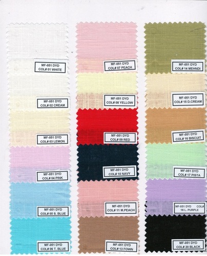 Washable Solid Plain Dyed Shirting Fabric
