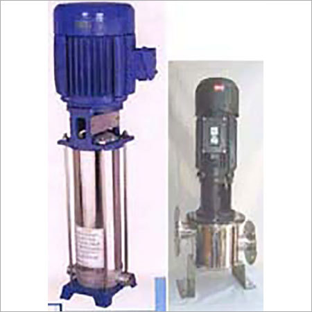 Vertical multistage inline pump