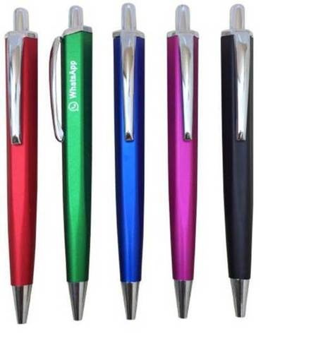 Hexagonal Metalic Col Ball Pen