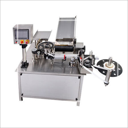 Silver Automatic Ampoule And Vial Rotary Sticker Labeling Machine