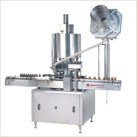 Silver Automatic Multi Head Bottle Capping Machine