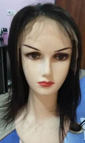 Natural Colour Front Lace Straight Baby Hairs Wig