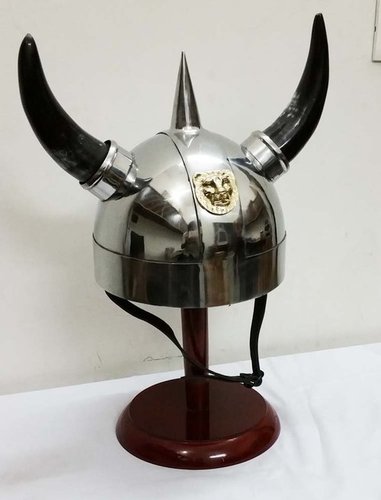 Viking Armour Helmet With Horns