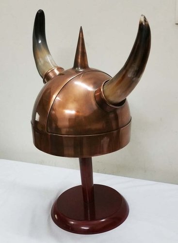 Viking Armour Helmet With Horns