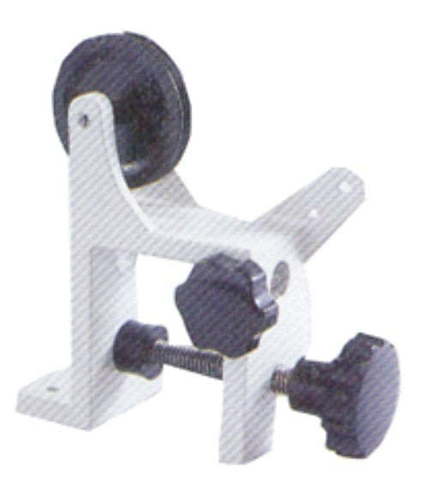 White And Black Large Pulley With Universal Clamp