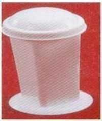 Transparent Coplin Staining Jar, Glass, High-Density Polythene