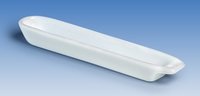Combustion Boats - Metal, 6-7 Inches | White Finish Ideal For Laboratory Use