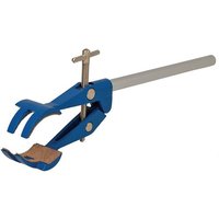 Silver And Blue Clamp Four Prong 