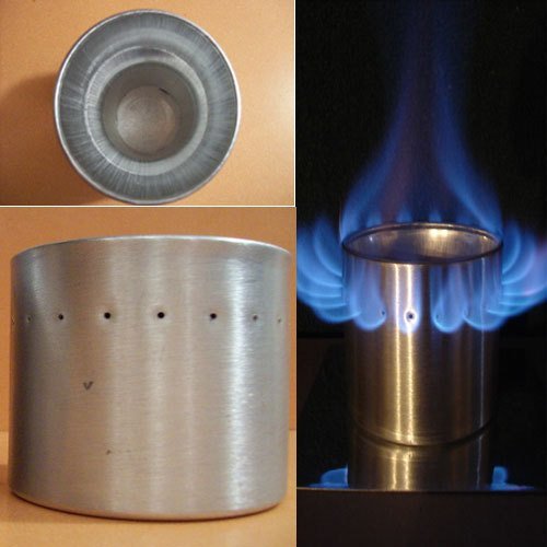 ALCOHO BURNER, ALUMINUM