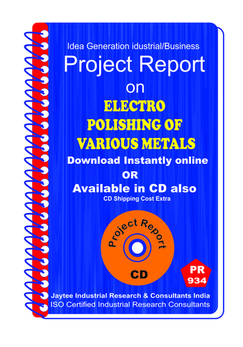 Electroplating Project Reports