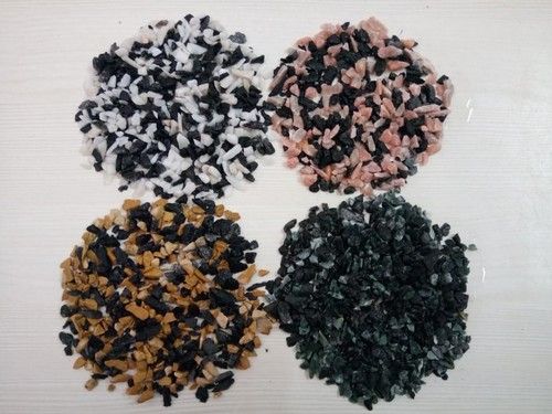 Natural color marble crushed stone chips bulk supplier in export quality water wash gravels aggregate marble and granite range