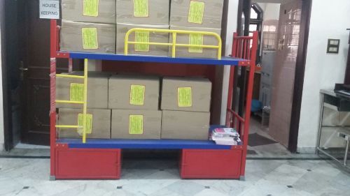 Red And Blue Green Bunk Bed