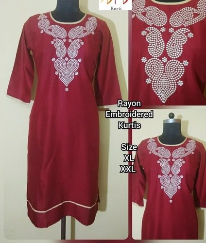 Ladies Rayon Kurtis