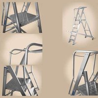 Aluminium Rolling Warehouse Ladder