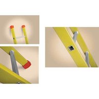 Fiberglass (FRP) Double Section Straight Ladder
