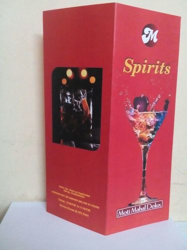 Bar Menu Printing Services
