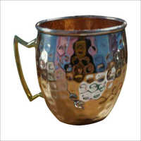 Copper Mug - Polished, Golden, Round - 1-3mm Thickness, 98% Hardness, Corrosion Resistant, Designed For Classy Serving In Homes And Hospitality