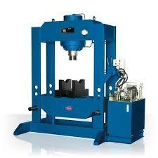 Blue Automatic Hydraulic Machine