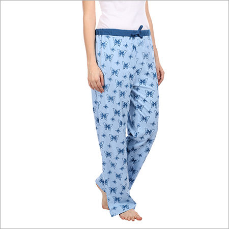 Semantic Women'S Cotton Pyjamas Sleepwear Butterfly Print Age Group: 15-30