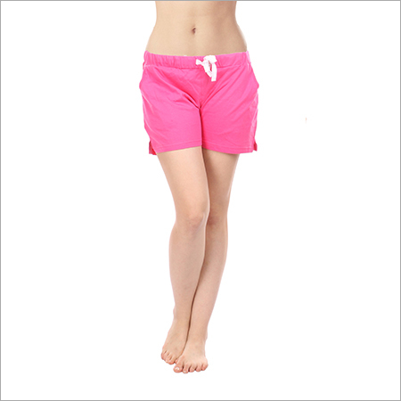 Semantic Women'S Cotton Casual Solid Shorts Age Group: 18-30