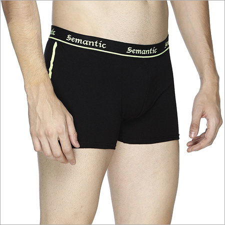 Semantic Men's Cotton Fancy Tape Designer Trunks