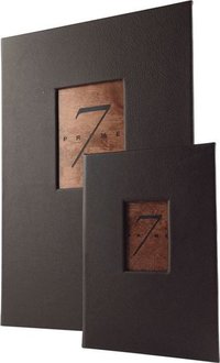 Menu Covers - Leather, Various Sizes, Brown | Magnetic Closure, Customizable Pages, Logo & Text Printing Available