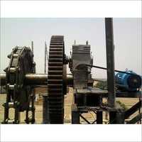 Blue And Gray Lift  Gear Box Motor